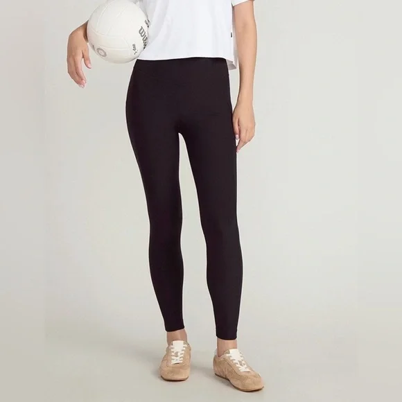 Mondetta Active Mesh Panel Leggings Yoga Pants Black NWT - Picture 3 of 5